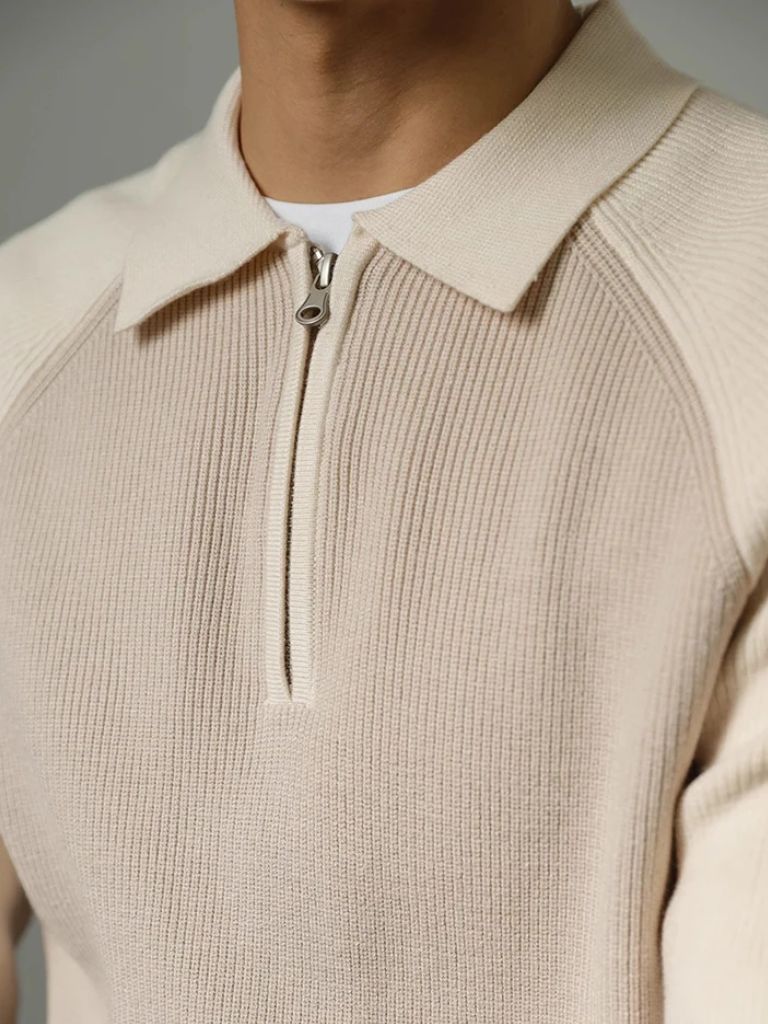 Pull Zippé Raglan - Croix & Couronne