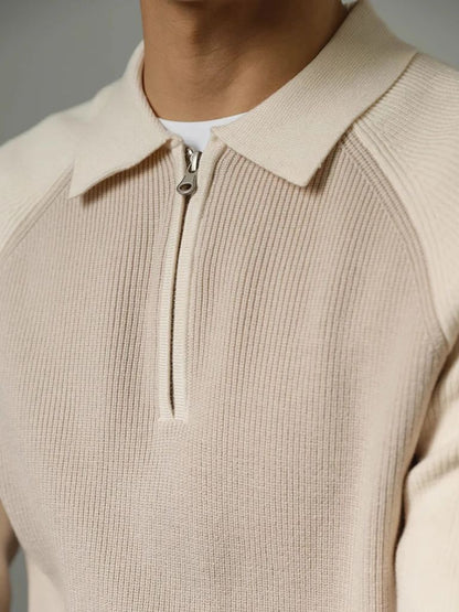Pull Zippé Raglan - Croix & Couronne