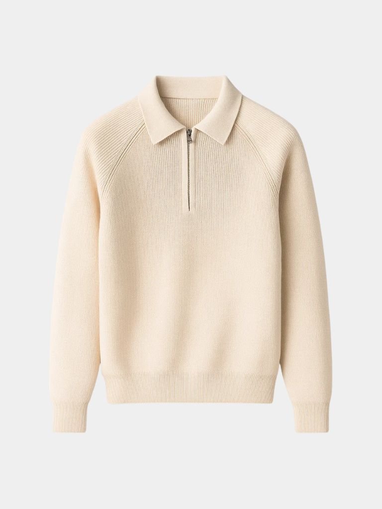 Pull Zippé Raglan - Croix & Couronne