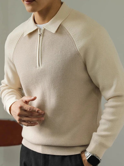 Pull Zippé Raglan - Croix & Couronne