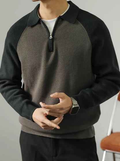 Pull Zippé Raglan - Croix & Couronne
