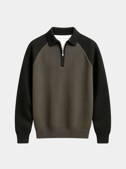 Pull Zippé Raglan - Croix & Couronne
