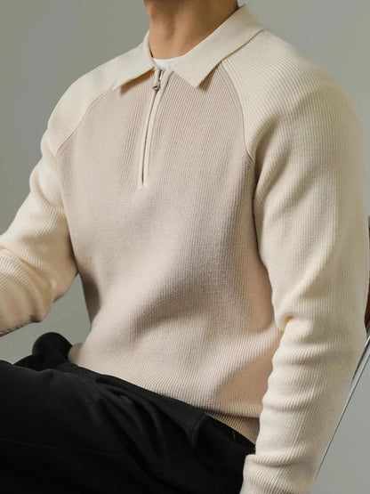 Pull Zippé Raglan - Croix & Couronne