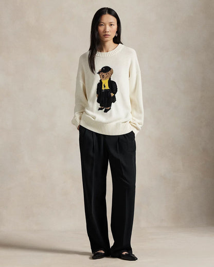 R.L Polo Bear Cotton Crewneck Sweater