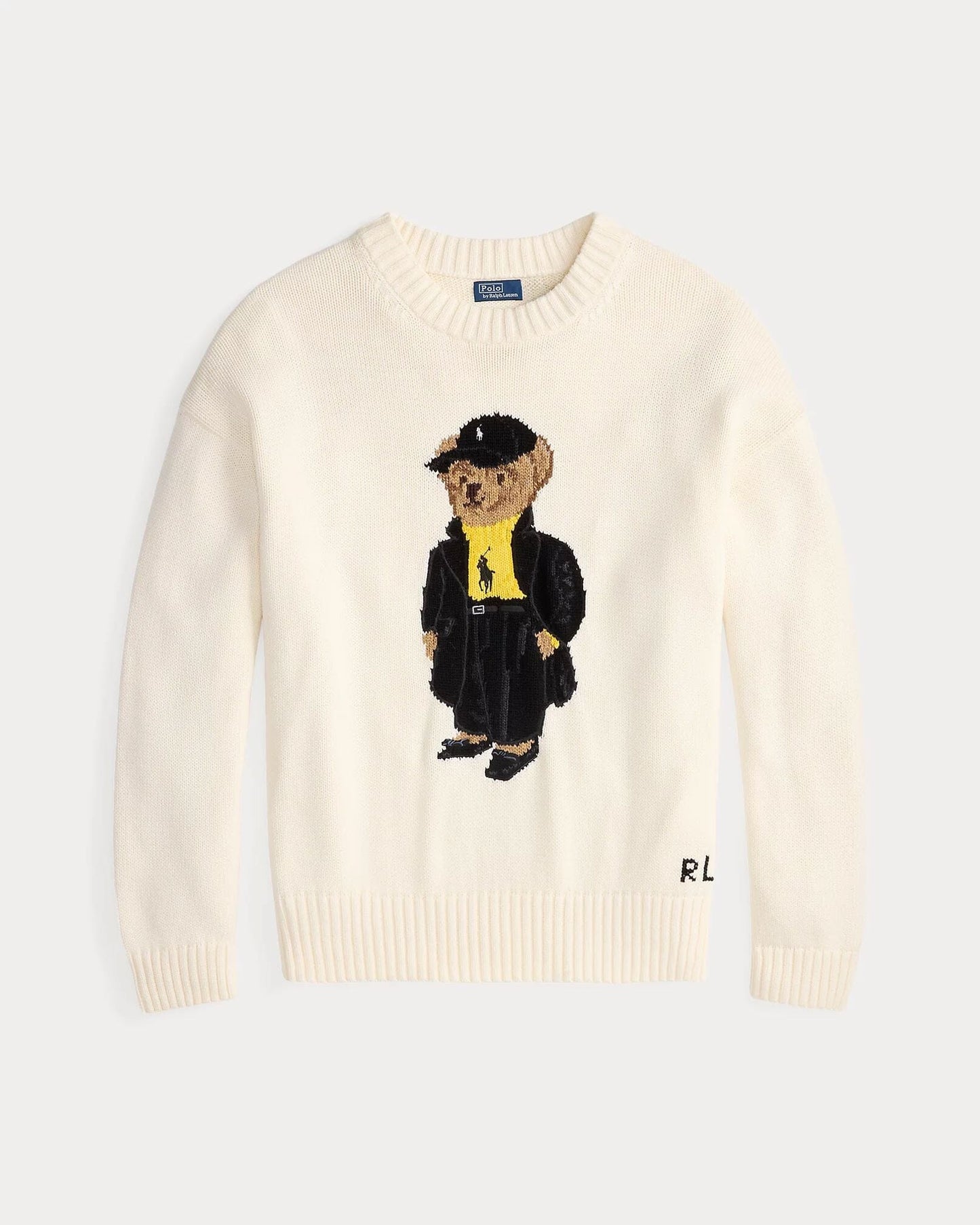 R.L Polo Bear Cotton Crewneck Sweater