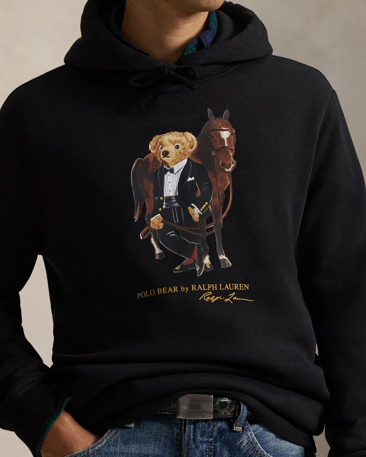 R.L Polo Bear Fleece Hoodie