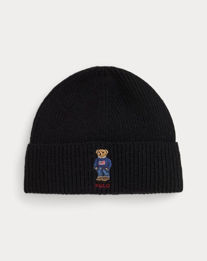 Bonnet en maille côtelée R.L Polo Bear