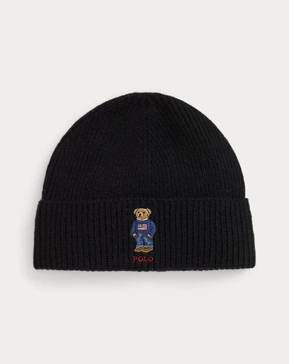 Bonnet en maille côtelée R.L Polo Bear