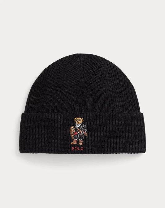 Bonnet côtelé R.L Polo Bear