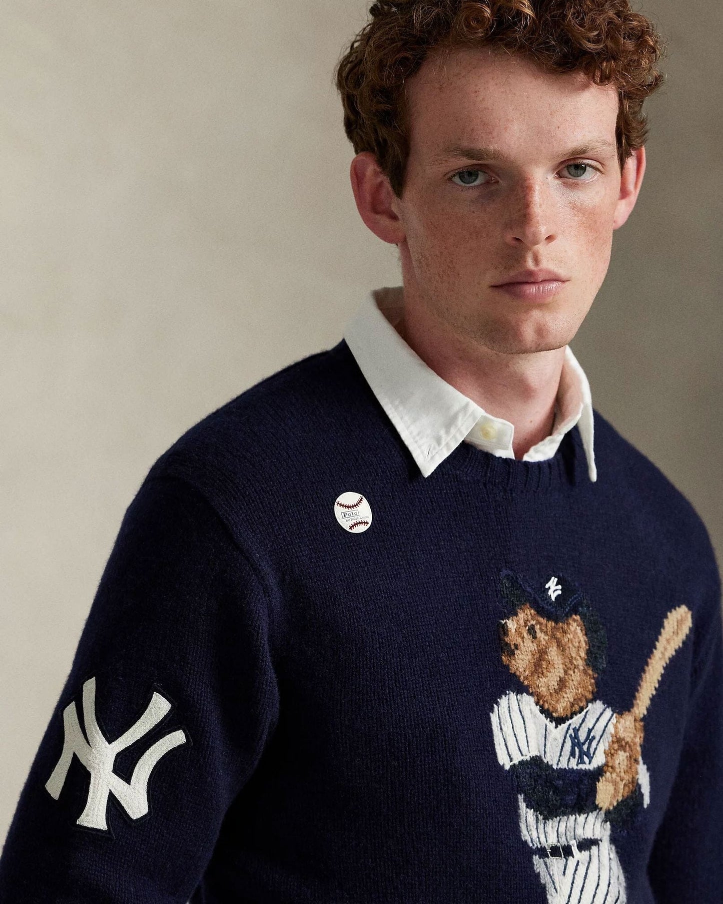 R.L Polo Bear Pull Yankees