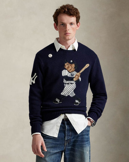 R.L Polo Bear Pull Yankees