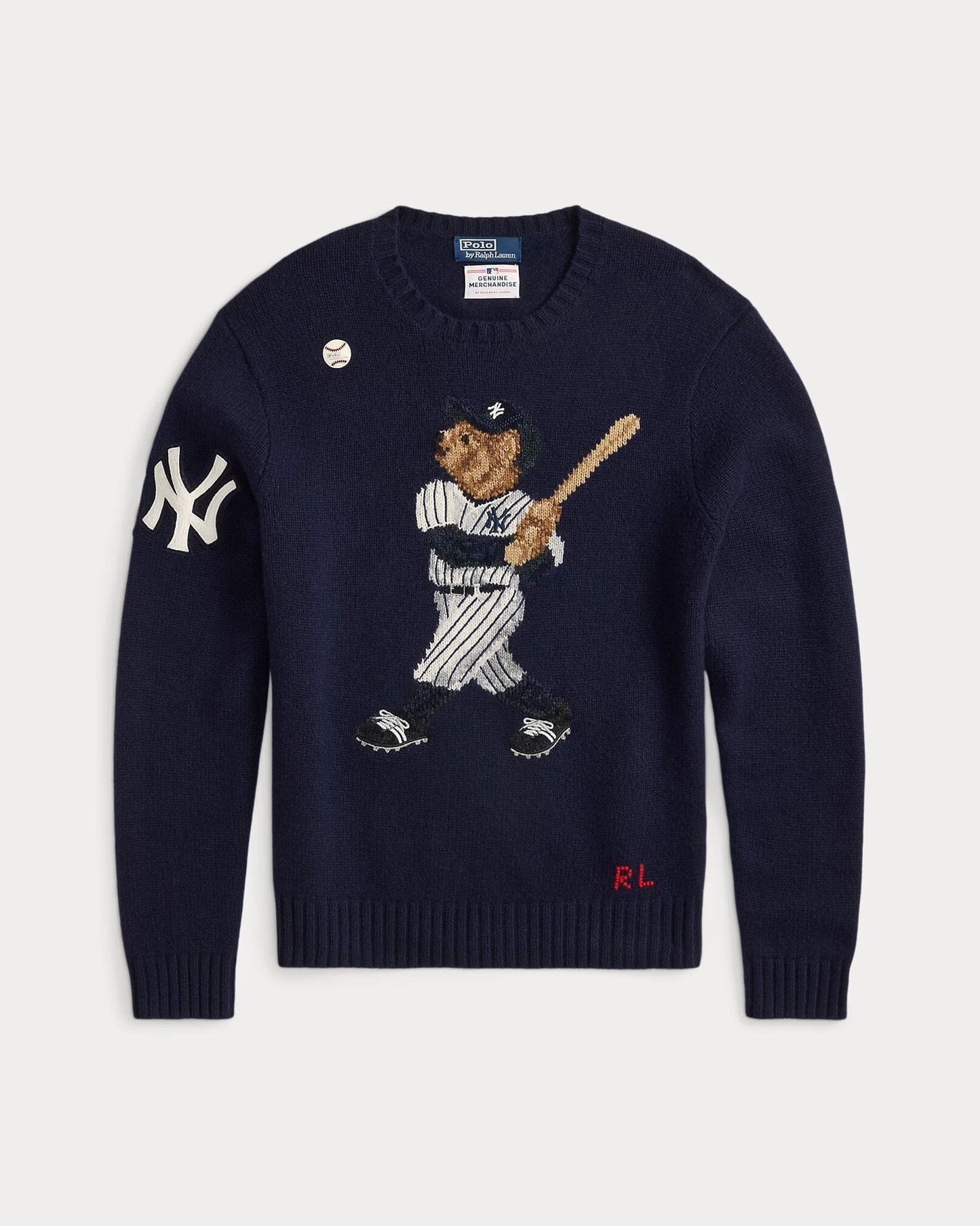 R.L Polo Bear Pull Yankees