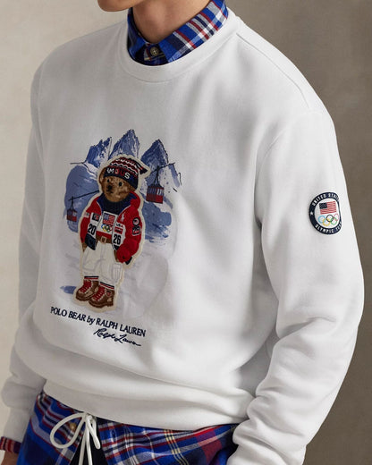 Sweat-shirt Ours Polo R.L Team USA