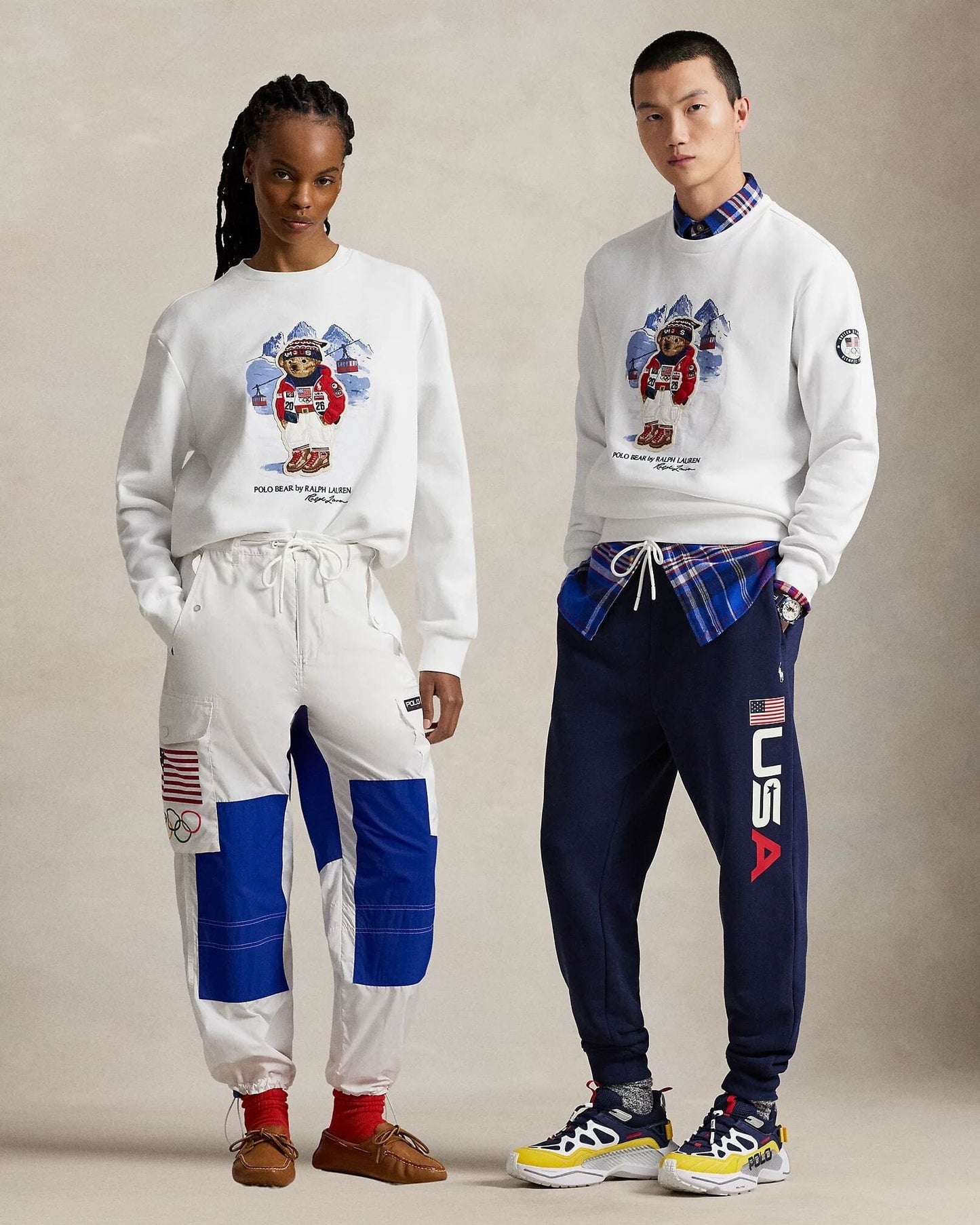 Sweat-shirt Ours Polo R.L Team USA