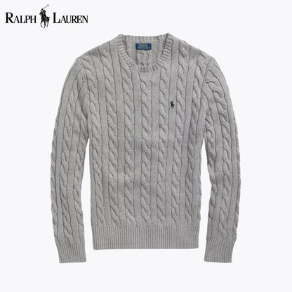R.L Cable-Knit Cotton Jumper