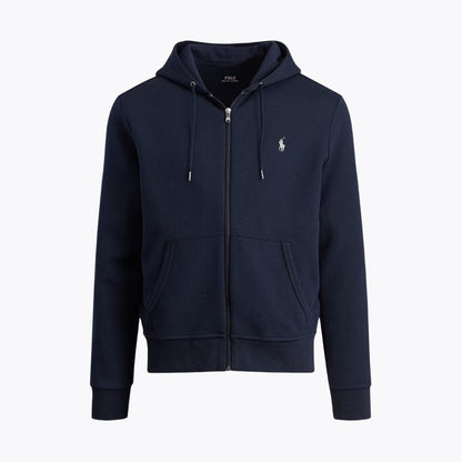 R.L. Hoodie entièrement zippé en maille double