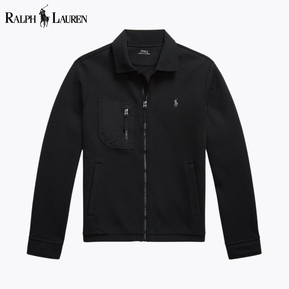 Veste en maille double R.L.
