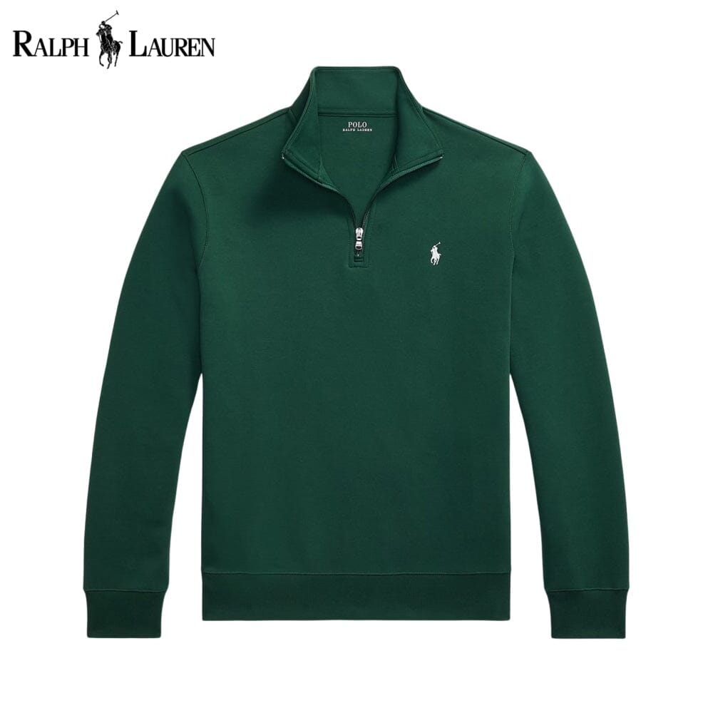 R.L Double-Knit Mockneck Pullover
