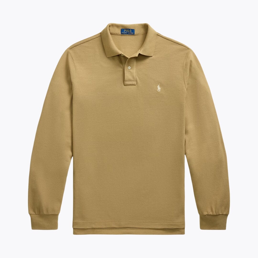 Polo manches longues en maille R.L