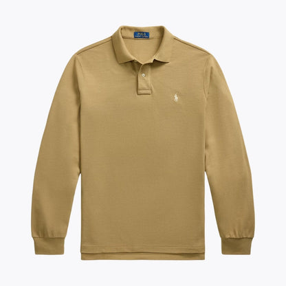 Polo manches longues en maille R.L