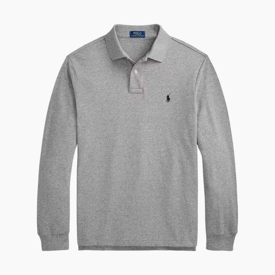 Polo manches longues en maille R.L