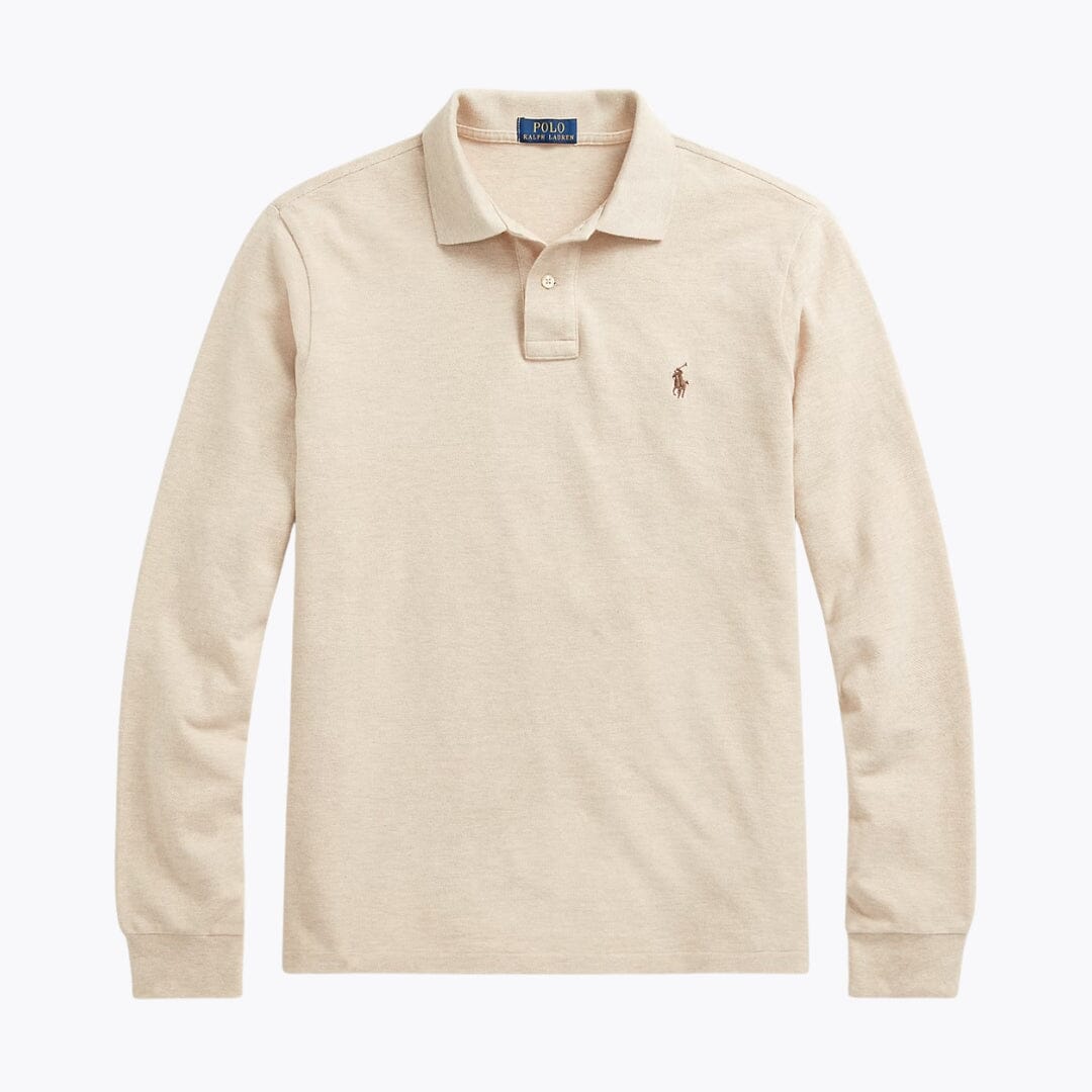 Polo manches longues en maille R.L