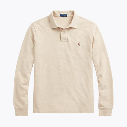 Polo manches longues en maille R.L
