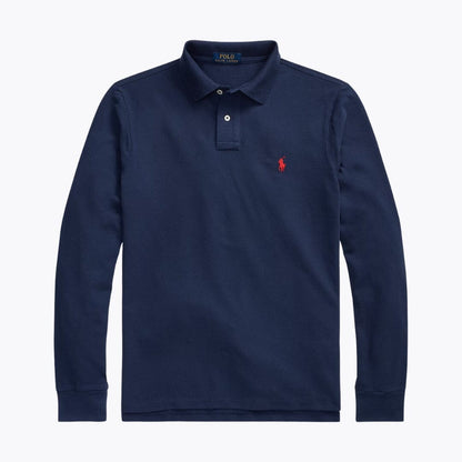 Polo manches longues en maille R.L