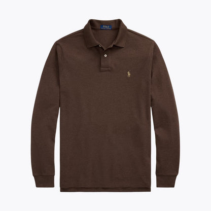 Polo manches longues en maille R.L