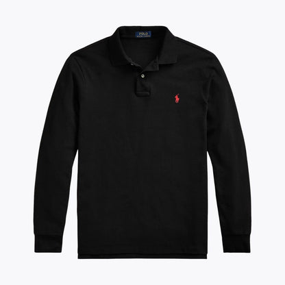 Polo manches longues en maille R.L