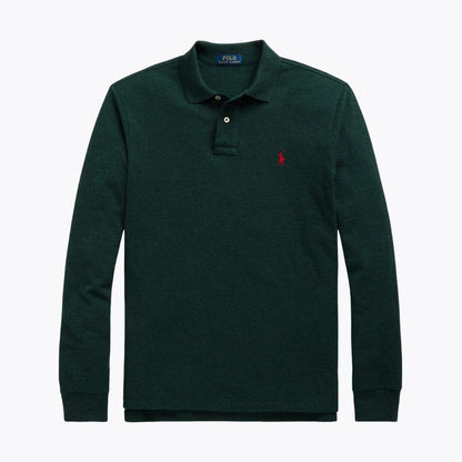 Polo manches longues en maille R.L