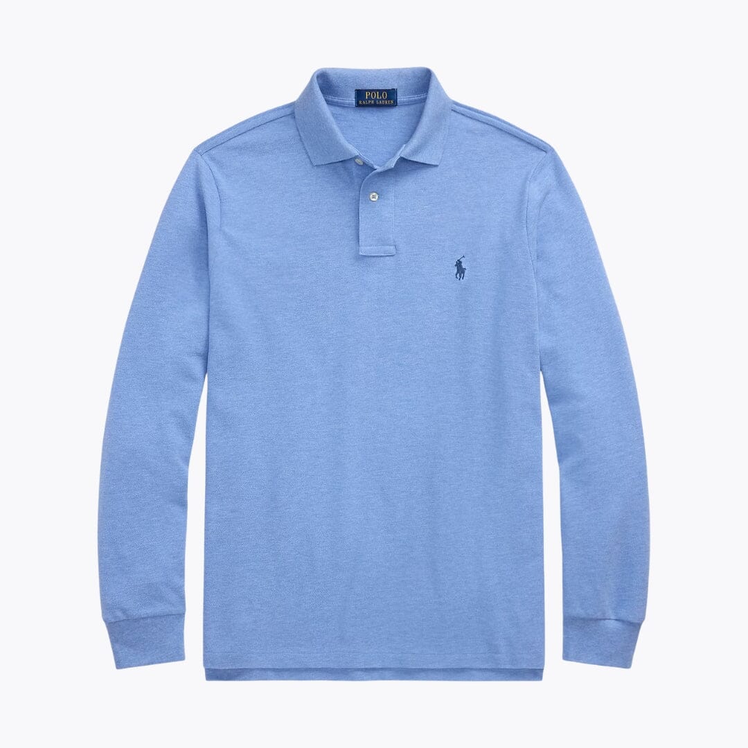 Polo manches longues en maille R.L