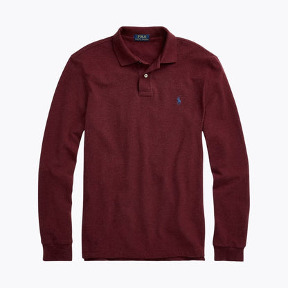 Polo manches longues en maille R.L