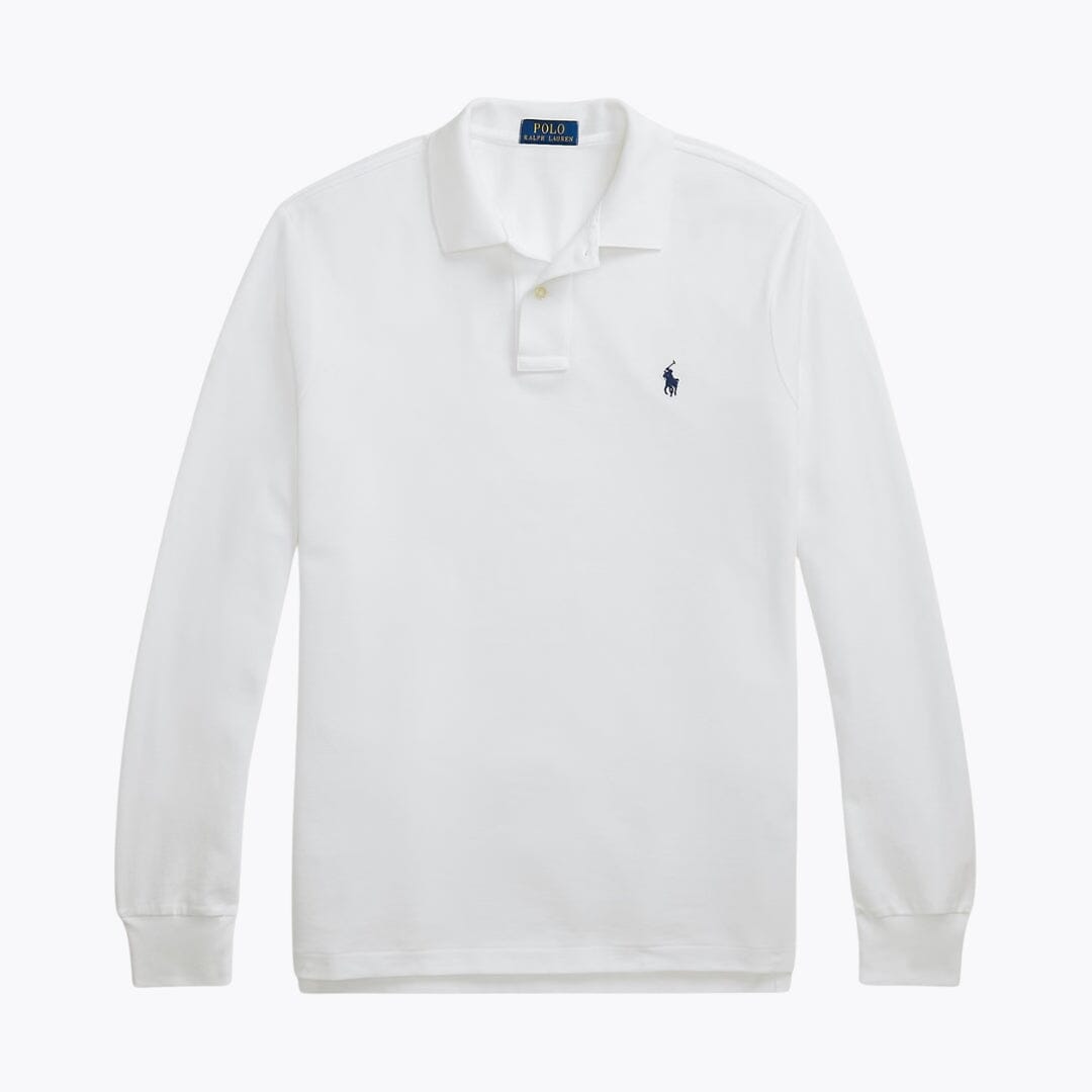 Polo manches longues en maille R.L