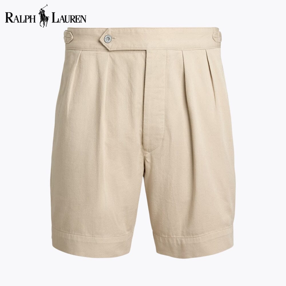 Short en sergé plissé R.L coupe décontractée