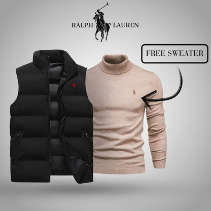 Gilet R.L + Pull exclusif gratuit (LIQUIDATION)