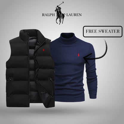 Gilet R.L + Pull exclusif gratuit (LIQUIDATION)