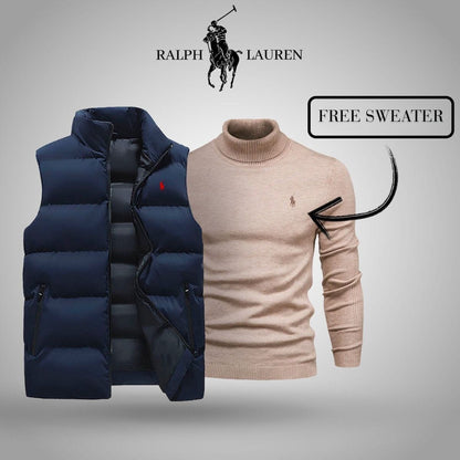 Gilet R.L + Pull exclusif gratuit (LIQUIDATION)