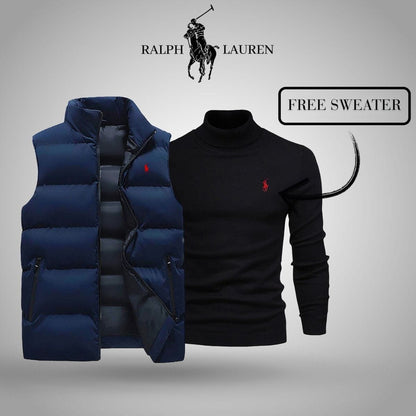 Gilet R.L + Pull exclusif gratuit (LIQUIDATION)