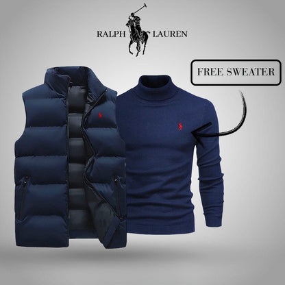 Gilet R.L + Pull exclusif gratuit (LIQUIDATION)