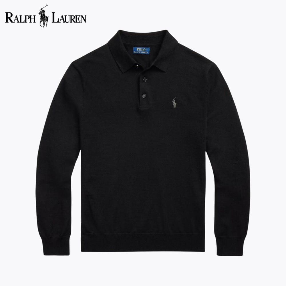 R.L Wool Polo-Collar Jumper