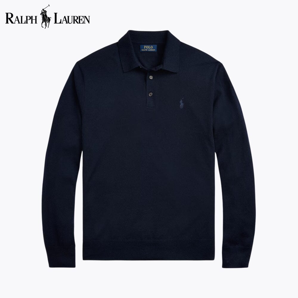 R.L Wool Polo-Collar Jumper