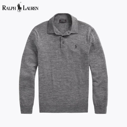 R.L Wool Polo-Collar Jumper