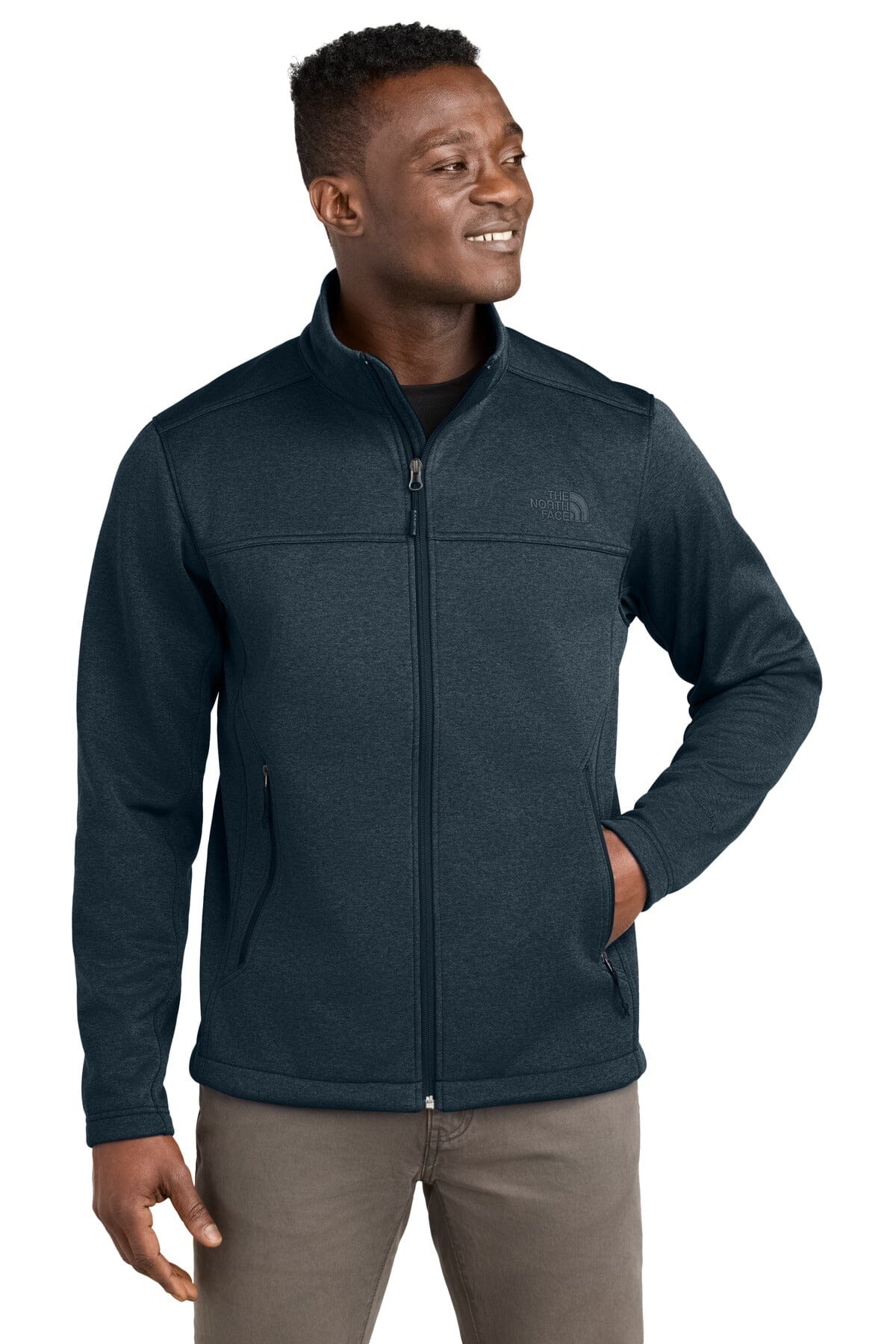Veste Softshell TNF Ridgewall avec logo poitrine