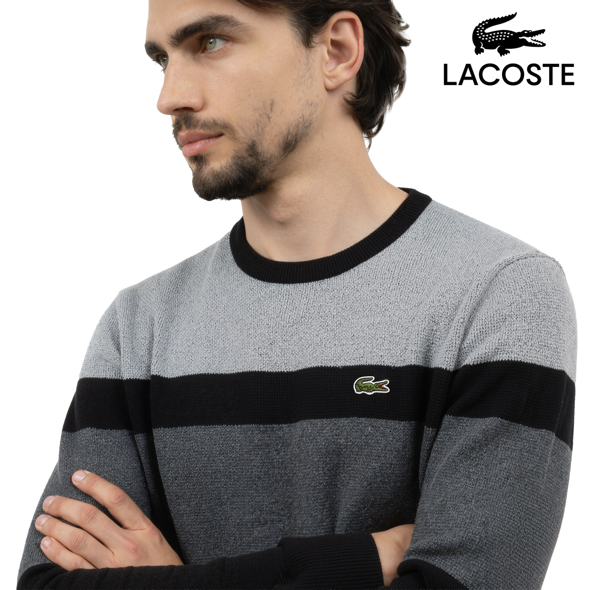 Pull ras-du-cou en coton L.C