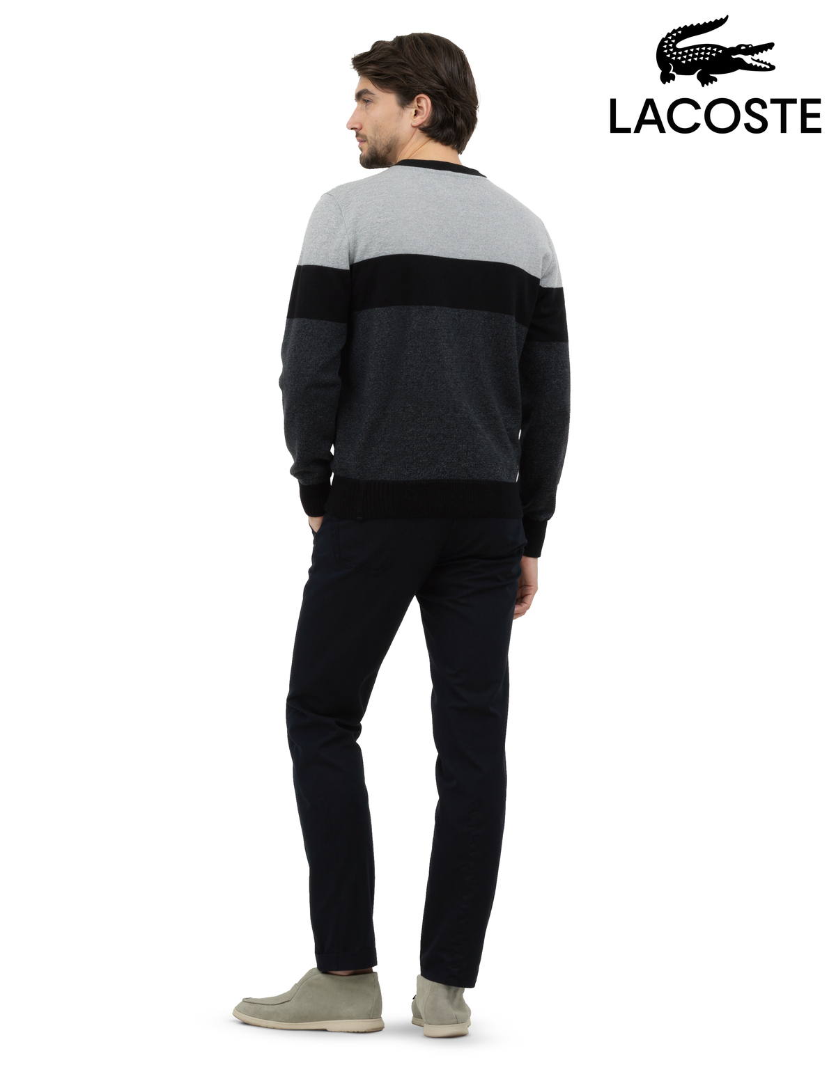 Pull ras-du-cou en coton L.C